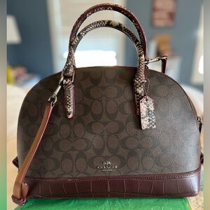 Coach Signature Bowler Bag